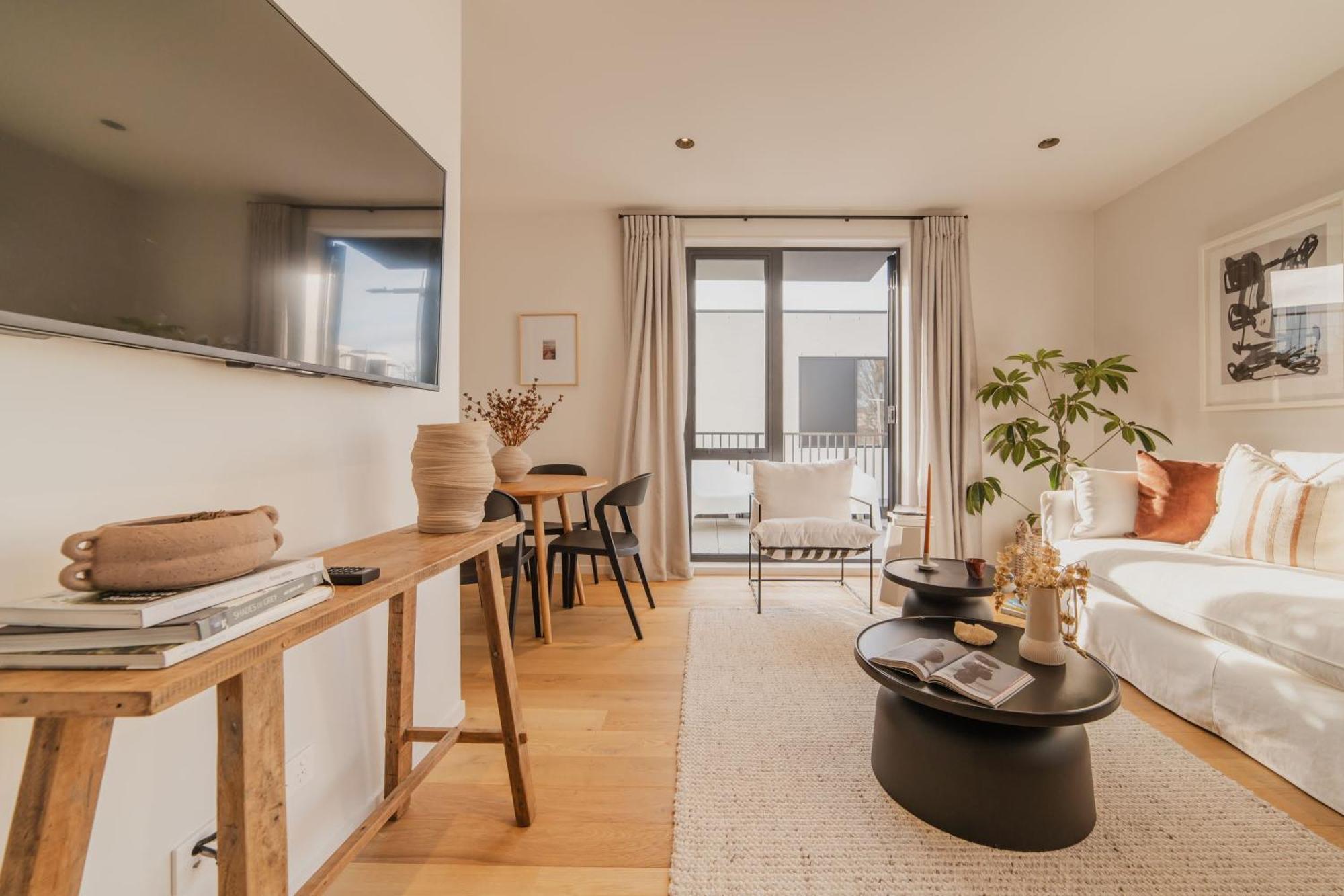 Villa Chic And Contemporary Living At Cambridge Terrace Christchurch Exterior foto