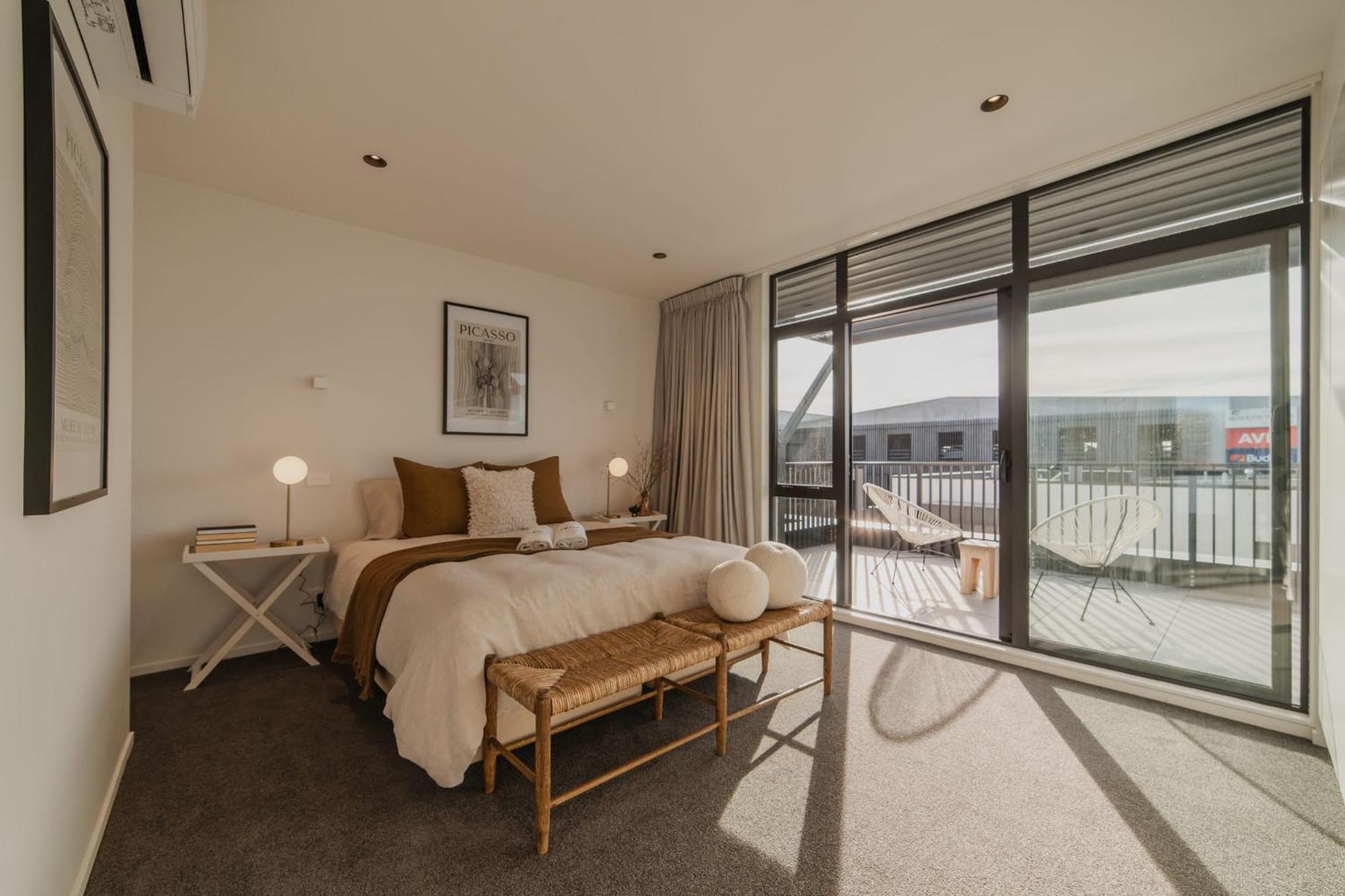 Villa Chic And Contemporary Living At Cambridge Terrace Christchurch Exterior foto
